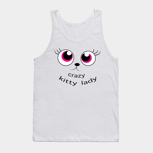 Crazy Kitty Lady Tank Top by A Magical Mess